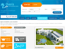 Tablet Screenshot of oasisimmobilier.com